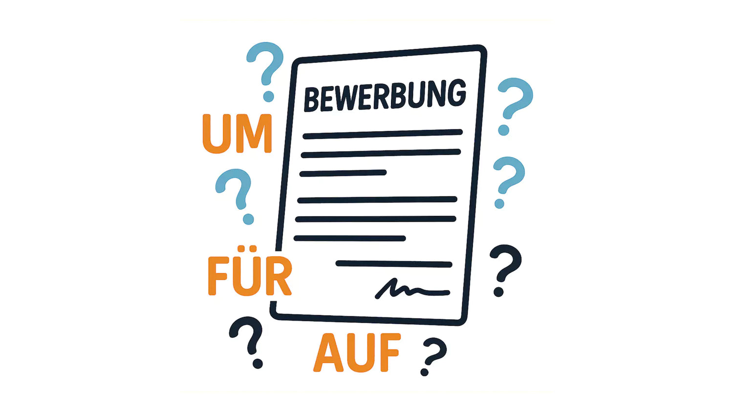 Betreffzeile richtig formulieren: Bewerbung um, für oder als?