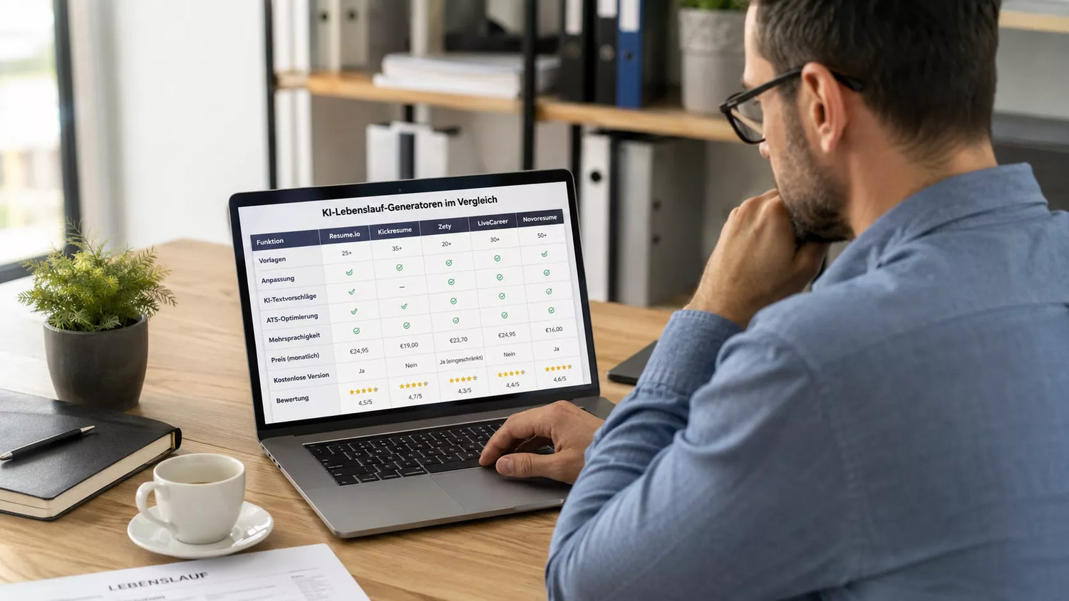 KI-Lebenslauf-Generatoren im Vergleich: Die 7 besten Tools am Markt